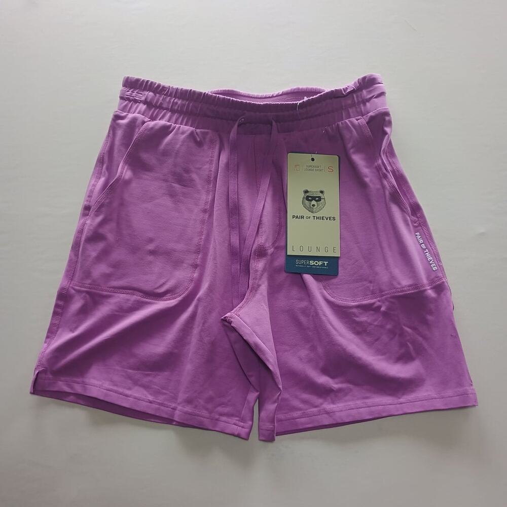 New Pair of Thieves Men's SuperSoft Lounge Shorts Purple Size S